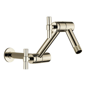 Litze Replacement Dual-Joint Shower Arm with Flange