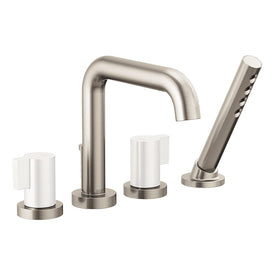 Litze Two Handle Roman Tub Faucet with Handshower without Handles