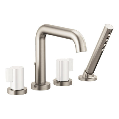 Product Image: T67435-NKLHP Bathroom/Bathroom Tub & Shower Faucets/Tub Fillers