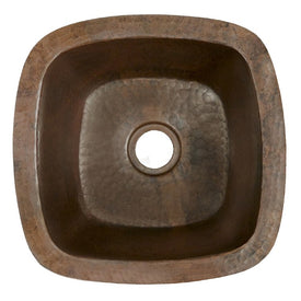 Rincon 13" Single Bowl Copper Undermount Bar/Prep Sink