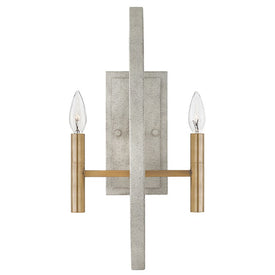 Euclid Two-Light Wall Sconce
