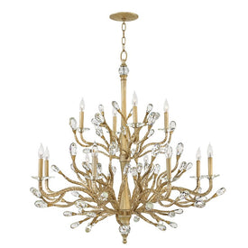 Eve Twelve-Light Two-Tier Chandelier