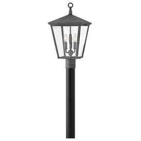 Trellis Three-Light Post Lantern