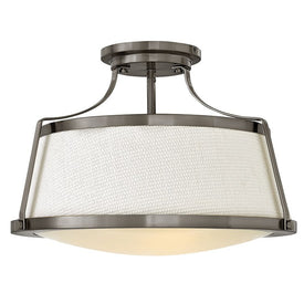 Charlotte Three-Light Semi-Flush Mount Ceiling Light