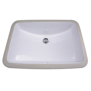 GB-18X12-W Bathroom/Bathroom Sinks/Undermount Bathroom Sinks