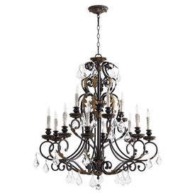 Rio Salado Twelve-Light Two-Tier Chandelier