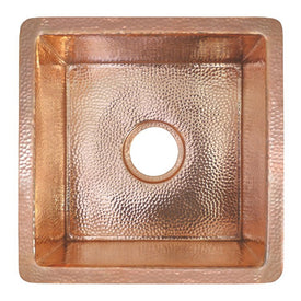 Cantina 13" Single Bowl Copper Undermount Bar/Prep Sink