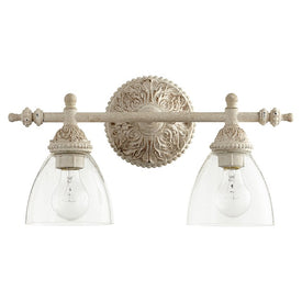 Traditional Two-Light Vanity Fixture