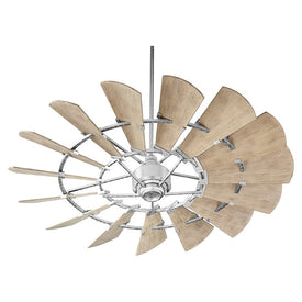 Windmill 60" Fifteen-Blade Indoor/Outdoor Patio Ceiling Fan