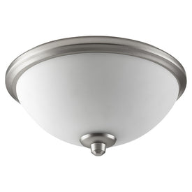 Alton Three-Light Ceiling Fan Light Kit with Satin Opal Dome Shade