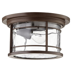 Larson Single-Light Outdoor Flush Mount Ceiling Light