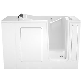 2848 Series 28"W x 48"L Gelcoat Walk-In Soaking Bathtub with Right-Hand Drain