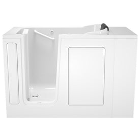 2848 Series 28"W x 48"L Gelcoat Walk-In Whirlpool Bathtub with Left-Hand Drain