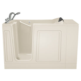 2848 Series 28"W x 48"L Acrylic Walk-In Soaking Bathtub with Left-Hand Drain/Faucet