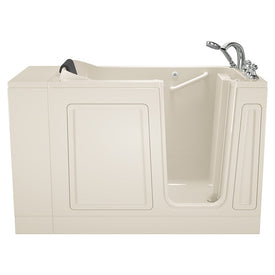 2848 Series 28"W x 48"L Acrylic Walk-In Soaking Bathtub with Right-Hand Drain/Faucet