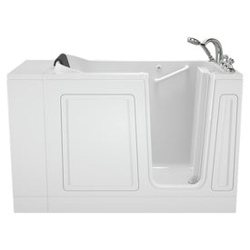 2848 Series 28"W x 48"L Acrylic Walk-In Soaking Bathtub with Right-Hand Drain/Faucet