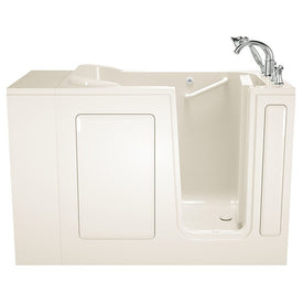 2848 Series 28"W x 48"L Gelcoat Walk-In Soaking Bathtub with Right-Hand Drain/Faucet