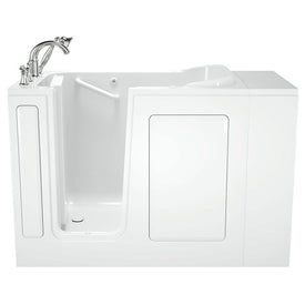 2848 Series 28"W x 48"L Gelcoat Walk-In Whirlpool Bathtub with Left-Hand Drain/Faucet