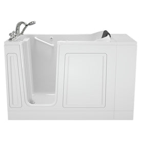 3051 Series 30"W x 51"L Acrylic Walk-In Air Spa Bathtub with Left-Hand Drain/Faucet