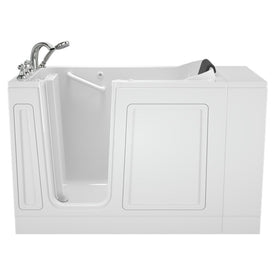 3051 Series 30"W x 51"L Acrylic Walk-In Whirlpool Bathtub with Left-Hand Drain/Faucet