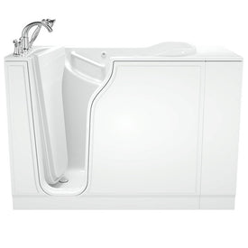 3052 Series 30"W x 52"L Gelcoat Walk-In Whirlpool Bathtub with Left-Hand Drain/Faucet