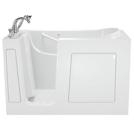 3060 Series 30"W x 60"L Gelcoat Walk-In Air Spa Bathtub with Left-Hand Drain/Faucet