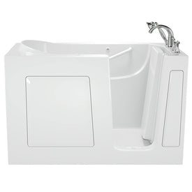 3060 Series 30"W x 60"L Gelcoat Walk-In Air Spa Bathtub with Right-Hand Drain/Faucet