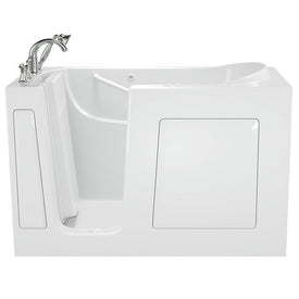 3060 Series 30"W x 60"L Gelcoat Walk-In Combination Bathtub with Left-Hand Drain/Faucet