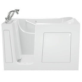 3060 Series 30"W x 60"L Gelcoat Walk-In Soaking Bathtub with Left-Hand Drain/Faucet