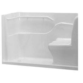 30"W x 60"L Acrylic Safety Shower with Left-Hand Drain