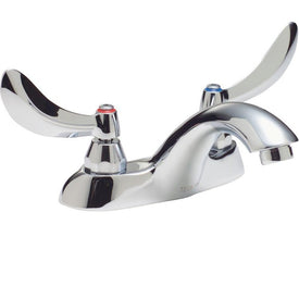 Commercial Two Handle Centerset Bathroom Faucet with Blade Handles