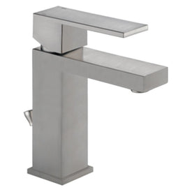 Angle Modern Single Handle Bathroom Faucet with Pop-Up Drain