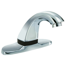 Commercial AC-Powered Electronic Proximity Bathroom Faucet with Deck Plate