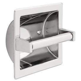 Commercial Brass Recessed Single Toilet Paper Holder