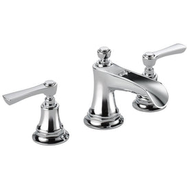 Rook Two Handle Widespread Channel Spout Bathroom Faucet without Handles