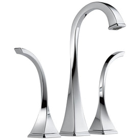 Virage Two Handle Widespread Vessel Sink Bathroom Faucet with Grid Strainer