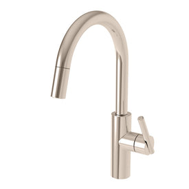 East Linear Single Handle Pull Down Kitchen Faucet