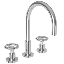 Slater Two Handle Widespread Bathroom Faucet with Drain