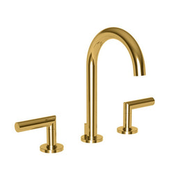 Pavani Two Handle Widespread Bathroom Faucet with Drain