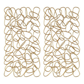 Uttermost In the Loop Gold Wall Art Set of 2
