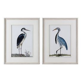 Shore Birds Framed Prints Set of 2