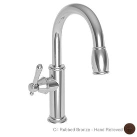Chesterfield Single Handle Pull Down Bar/Prep Faucet