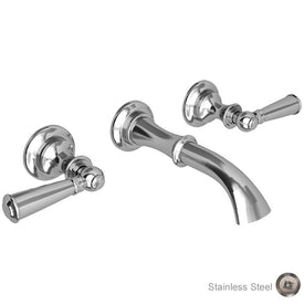 Sutton Two Handle Wall-Mount Bathroom Faucet