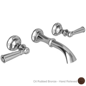 Sutton Two Handle Wall-Mount Bathroom Faucet
