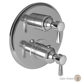 Astaire Round Thermostatic Valve Trim with Lever Handles