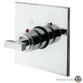 Colorado/Cube 2 Square Thermostatic Valve Trim with Lever Handle