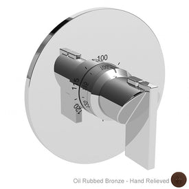 Keaton/Priya Round Thermostatic Valve Trim with Lever Handle