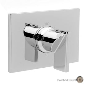 Metro Rectangular Thermostatic Valve Trim with Lever Handle