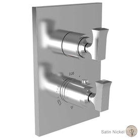 Joffrey Square Thermostatic Valve Trim with Lever Handles