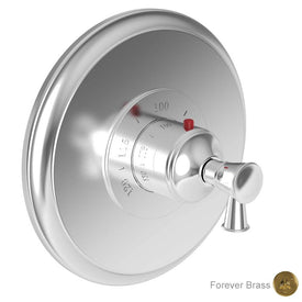 Vander Round Thermostatic Valve Trim with Lever Handle